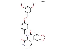 N-{4-[(3,5-dimethoxybenzyl)oxy]benzyl}-N-[(3S)-2-oxo-3-azepanyl]-1,3-benzodioxole-5-carboxamide