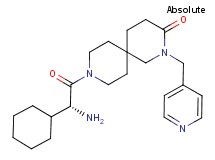9-[(2R)-2-amino-2-cyclohexylacetyl]-2-(4-pyridinylmethyl)-2,9-diazaspiro[5.5]undecan-3-one dihydrochloride