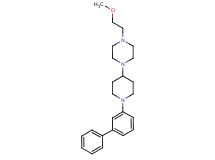 1-(1-biphenyl-3-ylpiperidin-4-yl)-4-(2-methoxyethyl)piperazine