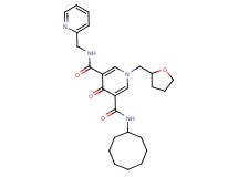 N-cyclooctyl-4-oxo-N'-(2-pyridinylmethyl)-1-(tetrahydro-2-furanylmethyl)-1,4-dihydro-3,5-pyridinedicarboxamide