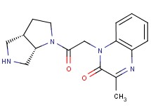 1-{2-[rel-(3aS,6aS)-hexahydropyrrolo[3,4-b]pyrrol-1(2H)-yl]-2-oxoethyl}-3-methyl-2(1H)-quinoxalinone hydrochloride