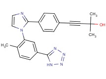 2-methyl-4-(4-{1-[2-methyl-5-(1H-tetrazol-5-yl)phenyl]-1H-imidazol-2-yl}phenyl)but-3-yn-2-ol