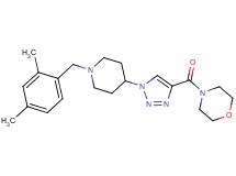 4-({1-[1-(2,4-dimethylbenzyl)-4-piperidinyl]-1H-1,2,3-triazol-4-yl}carbonyl)morpholine