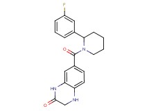 7-{[2-(3-fluorophenyl)piperidin-1-yl]carbonyl}-3,4-dihydroquinoxalin-2(1H)-one