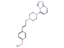 5-{4-[(2E)-3-(4-methoxyphenyl)prop-2-en-1-yl]piperazin-1-yl}[1,2,4]triazolo[4,3-a]pyrimidine