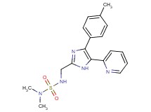 N,N-dimethyl-N'-{[4-(4-methylphenyl)-5-pyridin-2-yl-1H-imidazol-2-yl]methyl}sulfamide