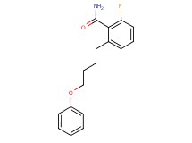 2-fluoro-6-(4-phenoxybutyl)benzamide