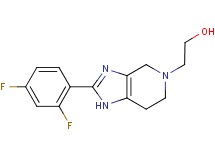 2-[2-(2,4-difluorophenyl)-1,4,6,7-tetrahydro-5H-imidazo[4,5-c]pyridin-5-yl]ethanol