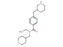 N-ethyl-4-(3-piperidinylmethyl)-N-(tetrahydro-2H-pyran-4-ylmethyl)benzamide
