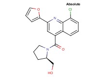 ((2R)-1-{[8-chloro-2-(2-furyl)-4-quinolinyl]carbonyl}-2-pyrrolidinyl)methanol