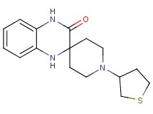 1-(tetrahydro-3-thienyl)-1',4'-dihydro-3'H-spiro[piperidine-4,2'-quinoxalin]-3'-one
