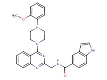 N-({4-[4-(2-methoxyphenyl)-1-piperazinyl]-2-quinazolinyl}methyl)-1H-indole-5-carboxamide