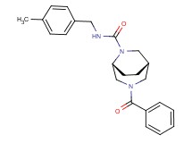 (1S*,5R*)-3-benzoyl-N-(4-methylbenzyl)-3,6-diazabicyclo[3.2.2]nonane-6-carboxamide