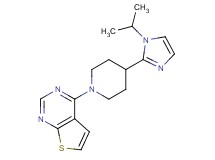 4-[4-(1-isopropyl-1H-imidazol-2-yl)-1-piperidinyl]thieno[2,3-d]pyrimidine