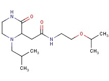 2-(1-isobutyl-3-oxo-2-piperazinyl)-N-(2-isopropoxyethyl)acetamide