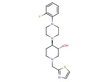(3R*,4R*)-4-[4-(2-fluorophenyl)-1-piperazinyl]-1-(1,3-thiazol-2-ylmethyl)-3-piperidinol