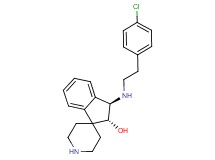 (2R*,3R*)-3-{[2-(4-chlorophenyl)ethyl]amino}-2,3-dihydrospiro[indene-1,4'-piperidin]-2-ol