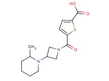 5-{[3-(2-methylpiperidin-1-yl)azetidin-1-yl]carbonyl}thiophene-2-carboxylic acid