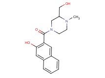 3-{[3-(hydroxymethyl)-4-methylpiperazin-1-yl]carbonyl}-2-naphthol