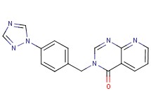3-[4-(1H-1,2,4-triazol-1-yl)benzyl]pyrido[2,3-d]pyrimidin-4(3H)-one