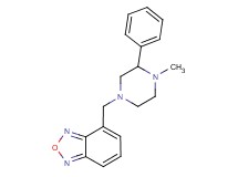 4-[(4-methyl-3-phenylpiperazin-1-yl)methyl]-2,1,3-benzoxadiazole