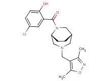 4-chloro-2-({(1S*,5R*)-3-[(3,5-dimethylisoxazol-4-yl)methyl]-3,6-diazabicyclo[3.2.2]non-6-yl}carbonyl)phenol