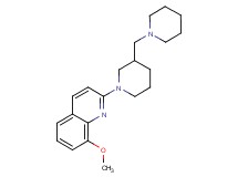 8-methoxy-2-[3-(1-piperidinylmethyl)-1-piperidinyl]quinoline