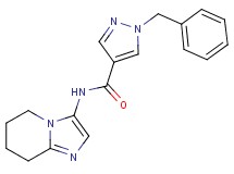 1-benzyl-N-(5,6,7,8-tetrahydroimidazo[1,2-a]pyridin-3-yl)-1H-pyrazole-4-carboxamide