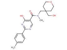 4-hydroxy-N-{[4-(hydroxymethyl)tetrahydro-2H-pyran-4-yl]methyl}-N-methyl-2-(4-methylphenyl)pyrimidine-5-carboxamide