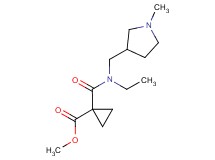 methyl 1-({ethyl[(1-methylpyrrolidin-3-yl)methyl]amino}carbonyl)cyclopropanecarboxylate