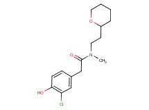 2-(3-chloro-4-hydroxyphenyl)-N-methyl-N-[2-(tetrahydro-2H-pyran-2-yl)ethyl]acetamide