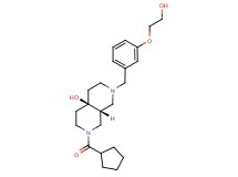(4aR*,8aR*)-2-(cyclopentylcarbonyl)-7-[3-(2-hydroxyethoxy)benzyl]octahydro-2,7-naphthyridin-4a(2H)-ol