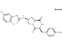 N-(2,5-dichlorophenyl)-N'-[(3S,7S,8aS)-3-(4-hydroxybenzyl)-1,4-dioxooctahydropyrrolo[1,2-a]pyrazin-7-yl]urea