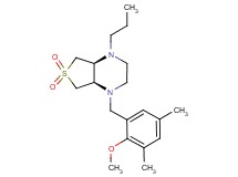 (4aS*,7aR*)-1-(2-methoxy-3,5-dimethylbenzyl)-4-propyloctahydrothieno[3,4-b]pyrazine 6,6-dioxide