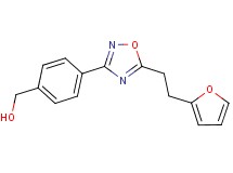 (4-{5-[2-(2-furyl)ethyl]-1,2,4-oxadiazol-3-yl}phenyl)methanol