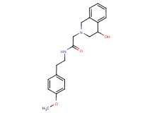 2-(4-hydroxy-3,4-dihydroisoquinolin-2(1H)-yl)-N-[2-(4-methoxyphenyl)ethyl]acetamide