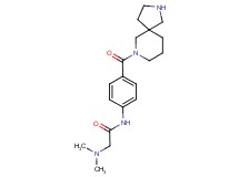 N~1~-[4-(2,7-diazaspiro[4.5]dec-7-ylcarbonyl)phenyl]-N~2~,N~2~-dimethylglycinamide dihydrochloride