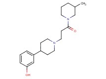3-{1-[3-(3-methylpiperidin-1-yl)-3-oxopropyl]piperidin-4-yl}phenol