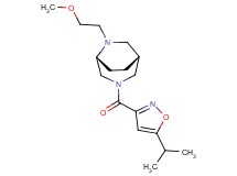 (1R*,5R*)-3-[(5-isopropylisoxazol-3-yl)carbonyl]-6-(2-methoxyethyl)-3,6-diazabicyclo[3.2.2]nonane