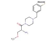[(1R)-2-[4-(3-fluorobenzyl)-1-piperazinyl]-1-(methoxymethyl)-2-oxoethyl]amine dihydrochloride