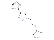 4-(1H-imidazol-2-yl)-1-[2-(1H-1,2,3-triazol-5-ylthio)ethyl]-1H-1,2,3-triazole