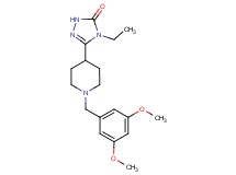 5-[1-(3,5-dimethoxybenzyl)piperidin-4-yl]-4-ethyl-2,4-dihydro-3H-1,2,4-triazol-3-one