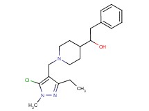 1-{1-[(5-chloro-3-ethyl-1-methyl-1H-pyrazol-4-yl)methyl]-4-piperidinyl}-2-phenylethanol