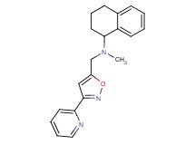 N-methyl-N-{[3-(2-pyridinyl)-5-isoxazolyl]methyl}-1,2,3,4-tetrahydro-1-naphthalenamine