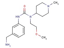 N'-[3-(aminomethyl)phenyl]-N-(2-methoxyethyl)-N-(1-methyl-4-piperidinyl)urea dihydrochloride
