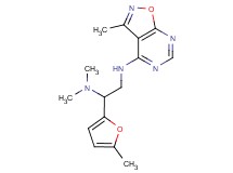N~1~,N~1~-dimethyl-1-(5-methyl-2-furyl)-N~2~-(3-methylisoxazolo[5,4-d]pyrimidin-4-yl)ethane-1,2-diamine