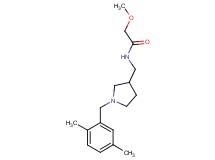 N-{[1-(2,5-dimethylbenzyl)pyrrolidin-3-yl]methyl}-2-methoxyacetamide