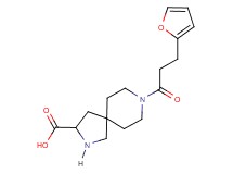 8-[3-(2-furyl)propanoyl]-2,8-diazaspiro[4.5]decane-3-carboxylic acid