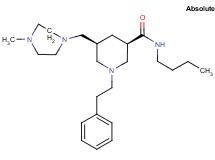 (3R,5S)-N-butyl-5-[(4-methyl-1-piperazinyl)methyl]-1-(2-phenylethyl)-3-piperidinecarboxamide
