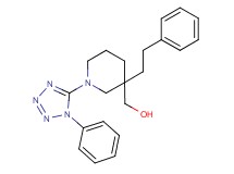 [3-(2-phenylethyl)-1-(1-phenyl-1H-tetrazol-5-yl)piperidin-3-yl]methanol